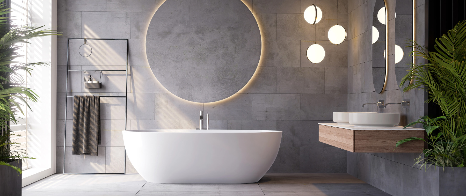 moderne badkamer