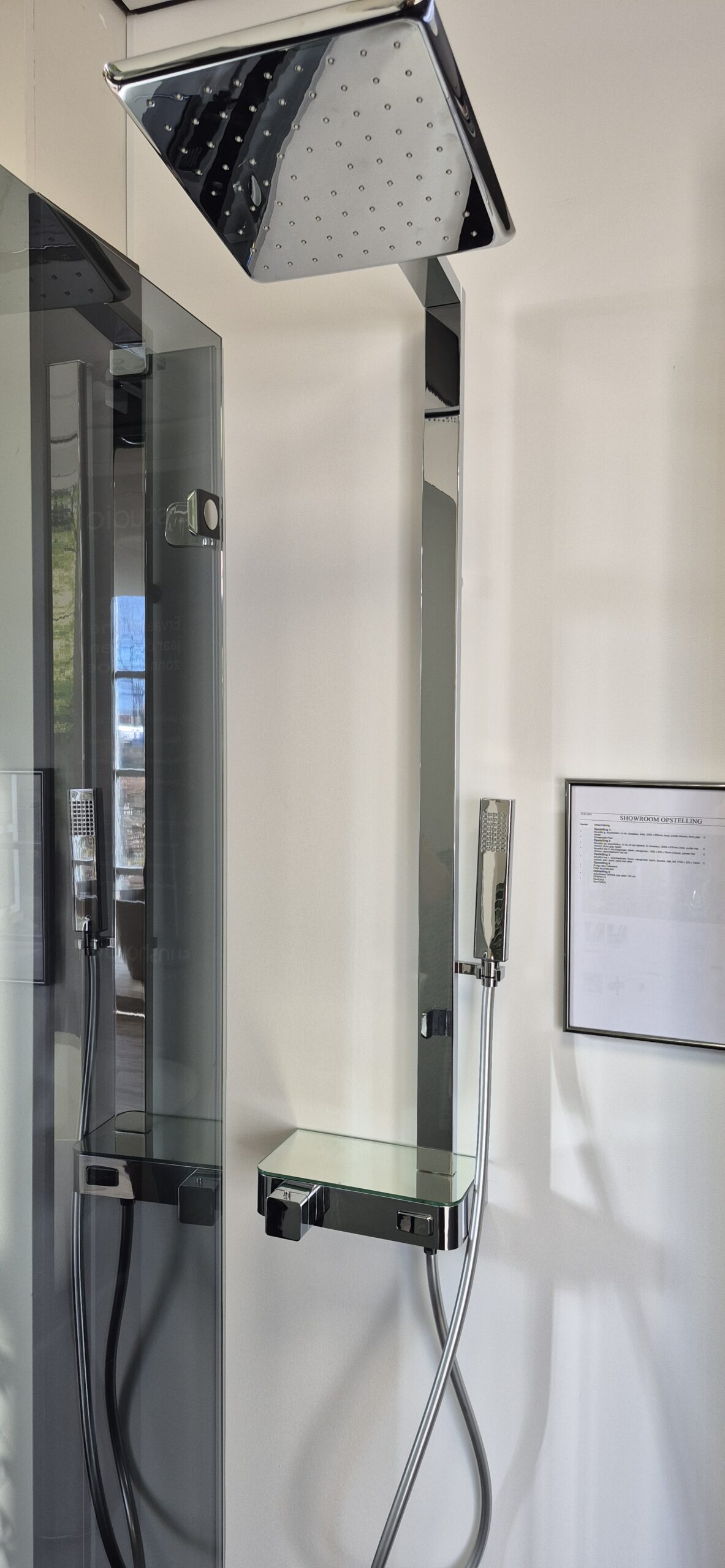 Novellini Flow T douchepaneel