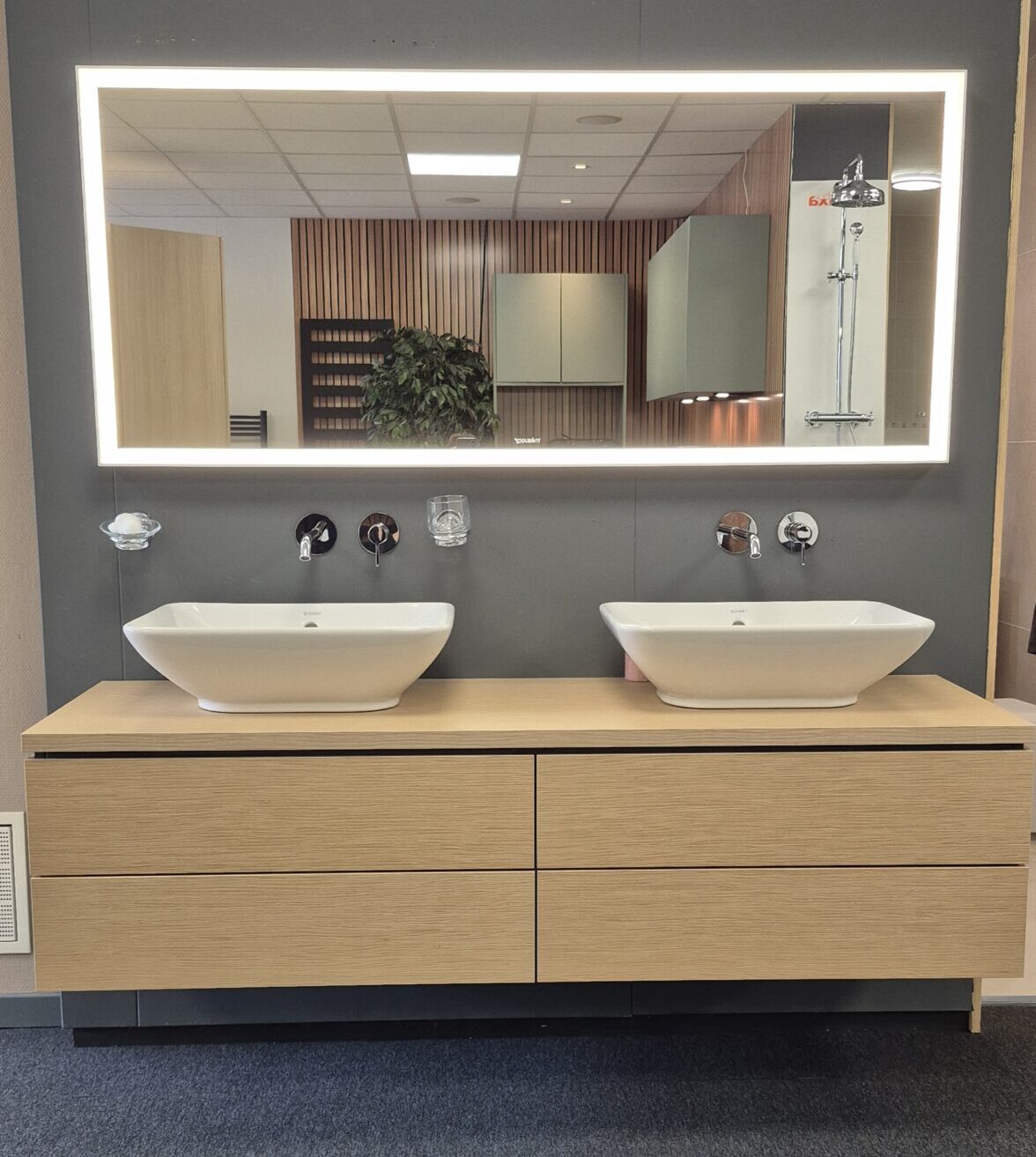 Duravit L cube console 160 cm